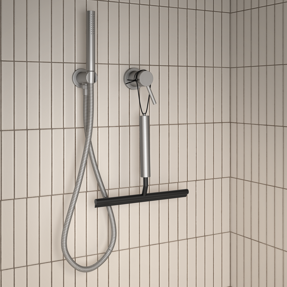 DW AquaBlade telescopic wiper - Dark Metal Matte