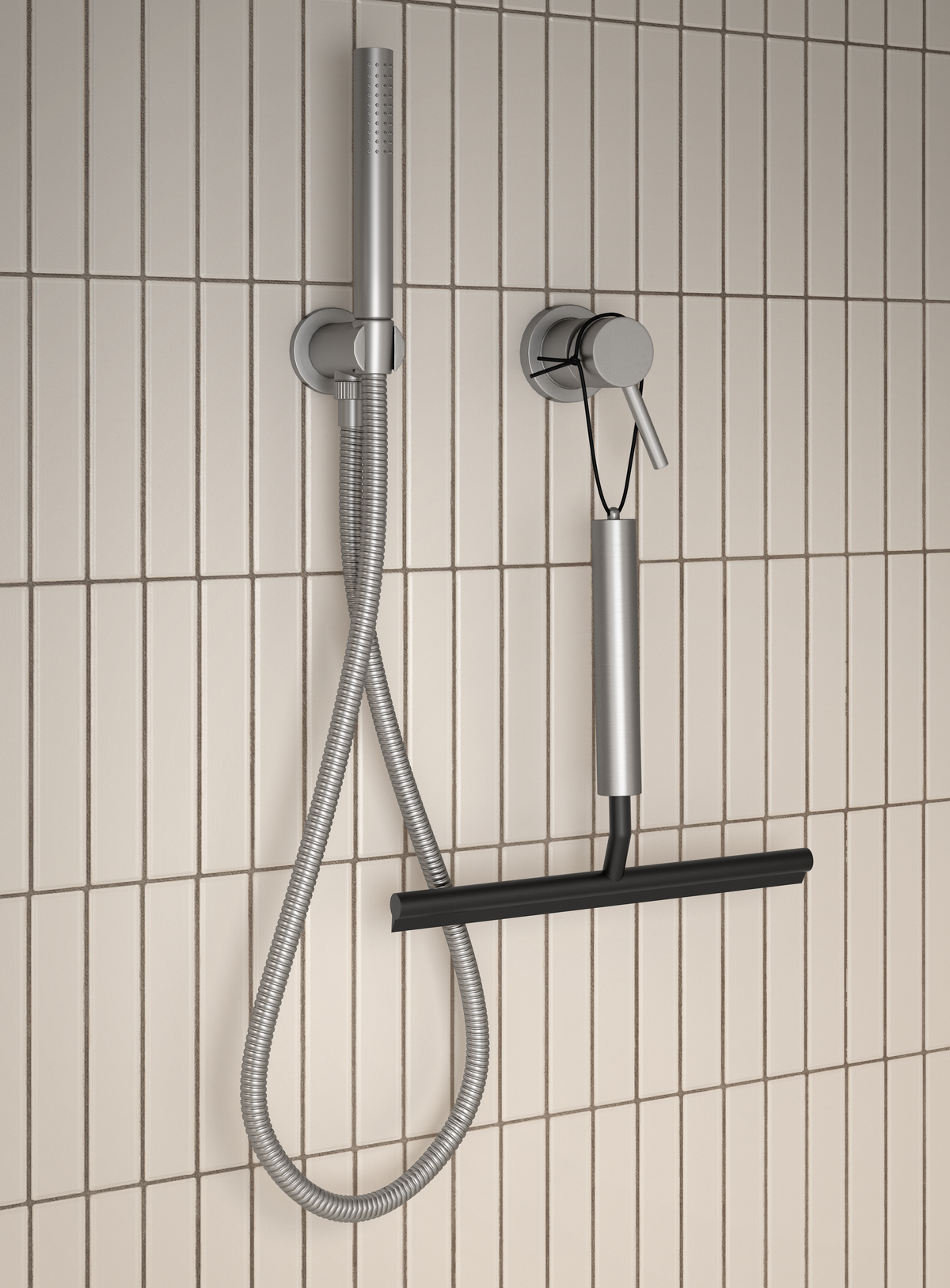 DW AquaBlade telescopic wiper - Dark Metal Matte