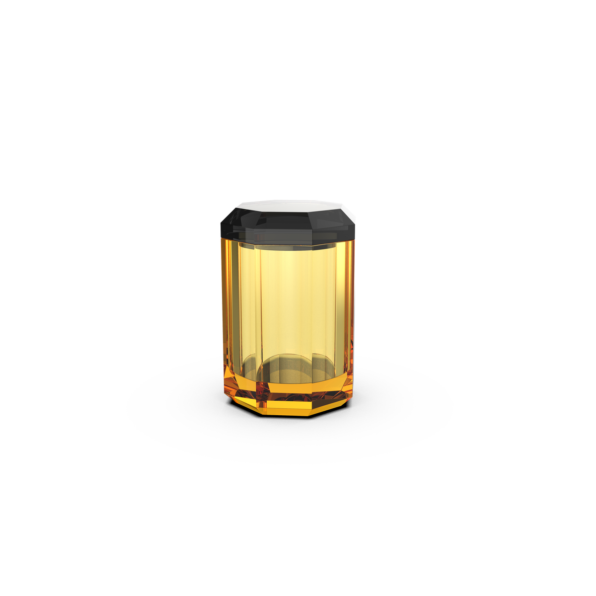 DW  KR BMD KRISTALL Multi-purpose box with lid  Amber / Anthracite