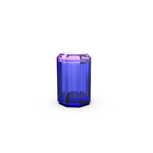 DW  KR BMD KRISTALL Multi-purpose box with Lid  Capri Blue / Violet