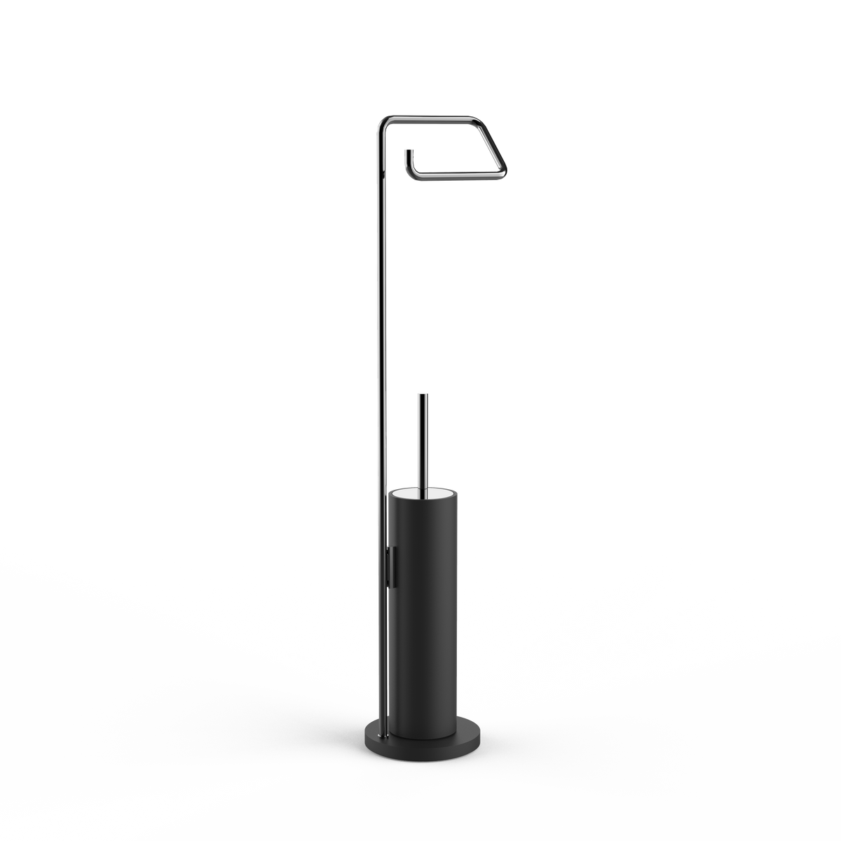 DW  STONE SBK Toilet brush set Black Matte / Black Chrome PVD