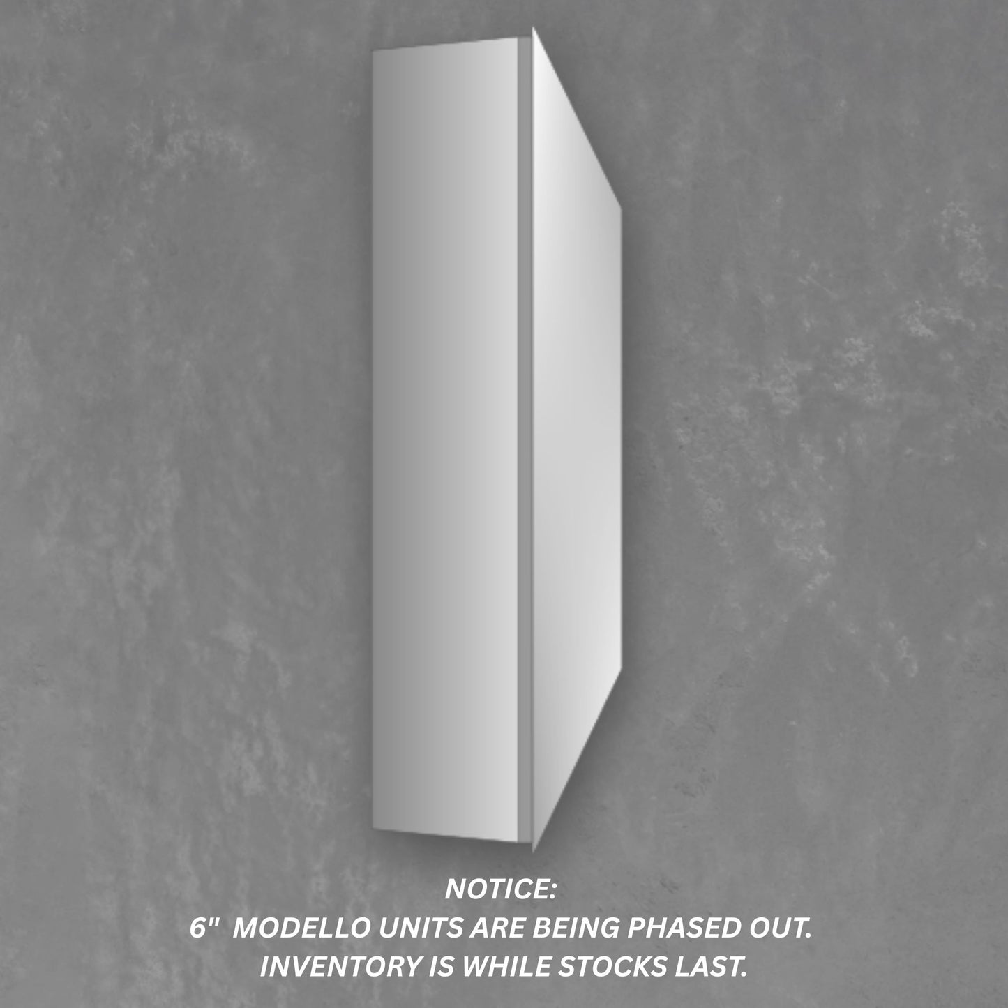 Sidler Modello Wall Mounting Kit with Side Mirror