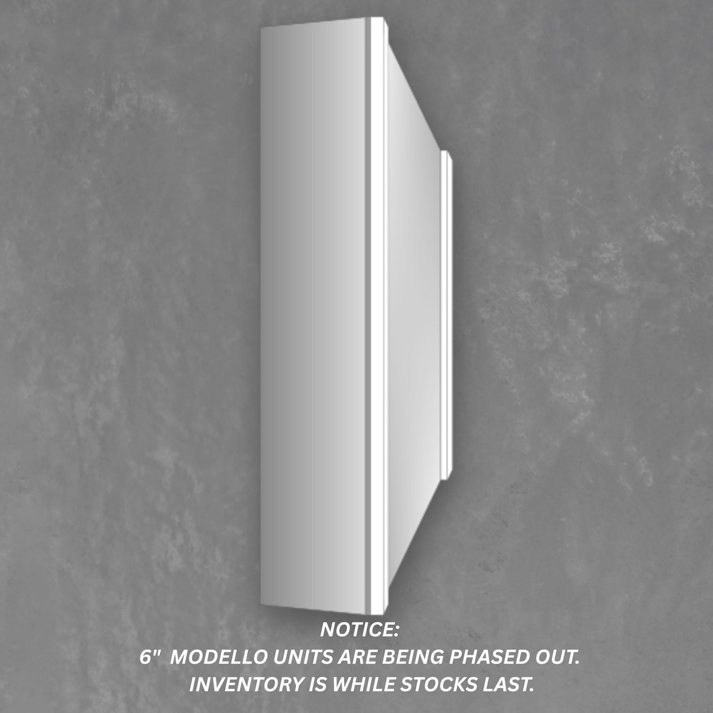 Sidler Modello Wall Mounting Kit with Side Mirror