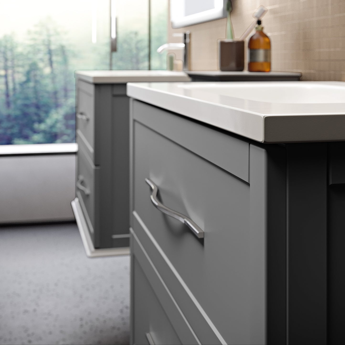 BH Tiffany Base Cabinet 2 Drawer