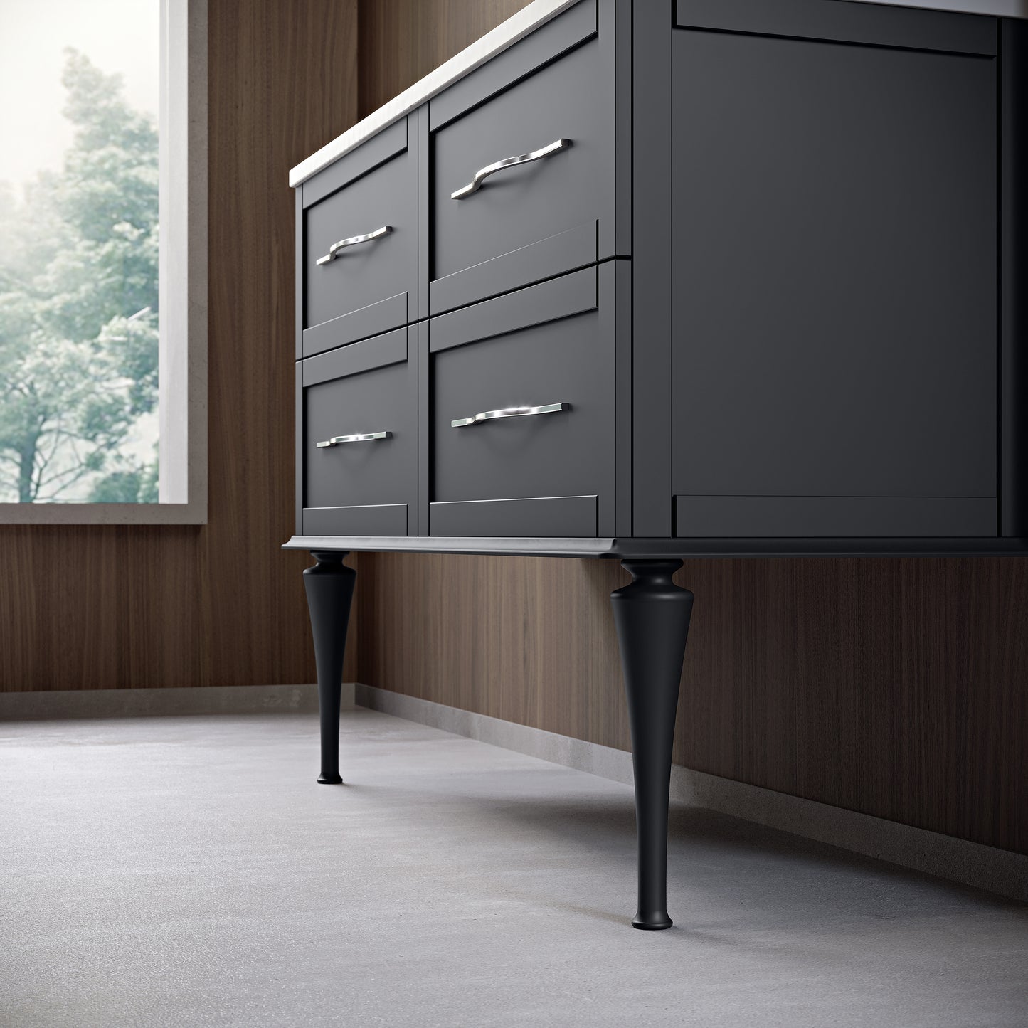 BH Tiffany Base Cabinet 48" 4 Drawers