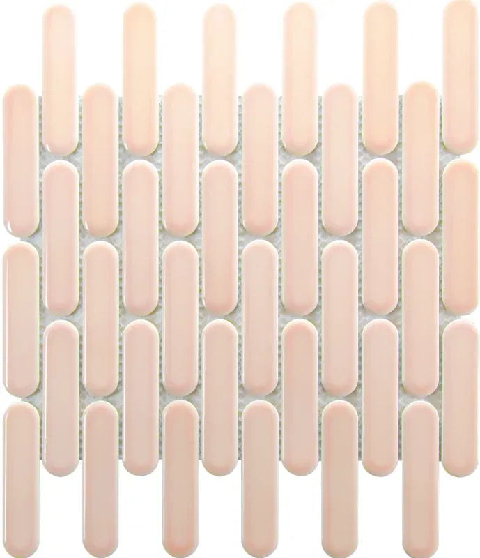 TMF Sevilla Oval Fingers - Pink Gloss