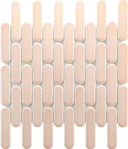 TMF Sevilla Oval Fingers - Pink Gloss