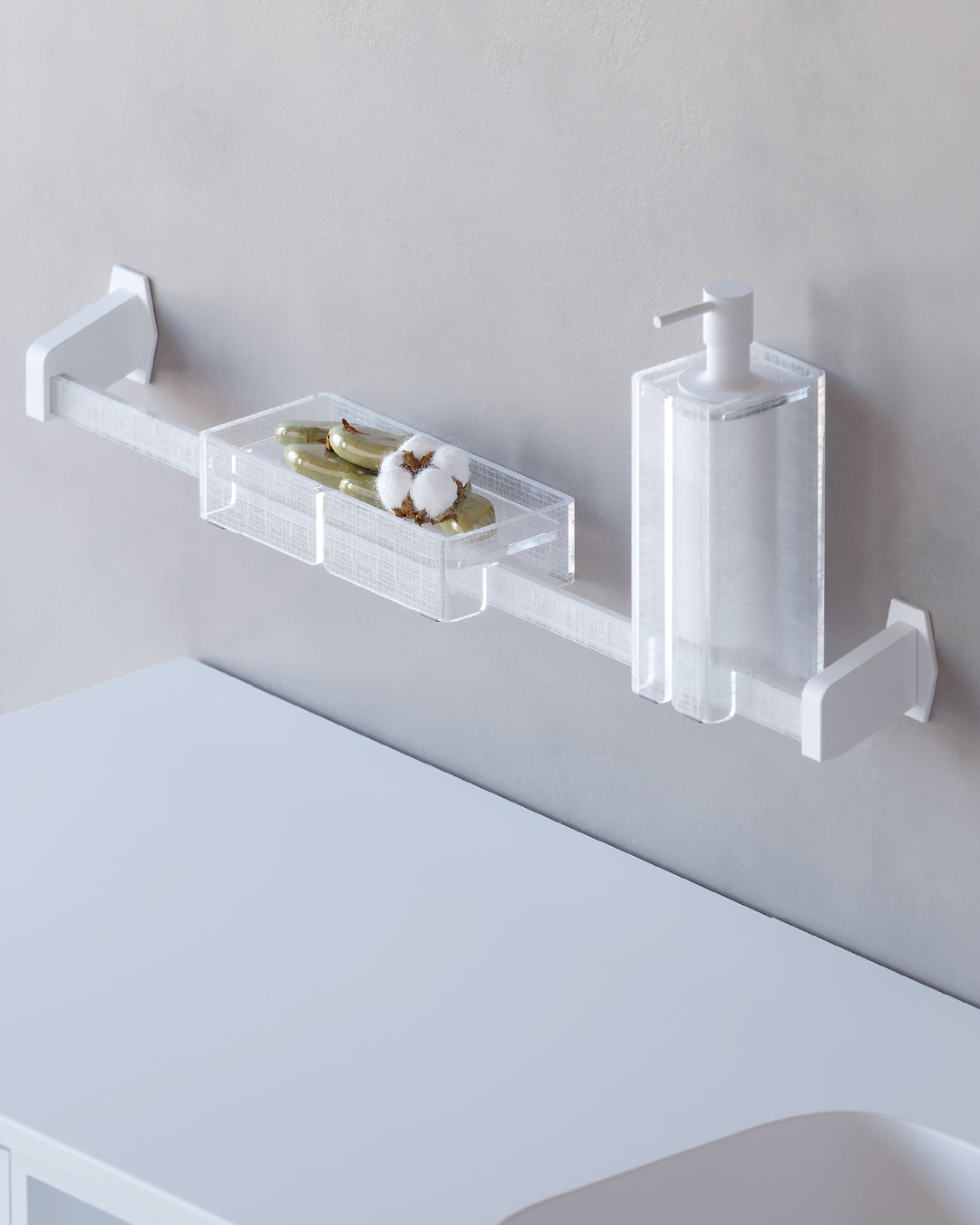 SONIA - LUCE TUMBLER HOLDER - WHITE LINEN