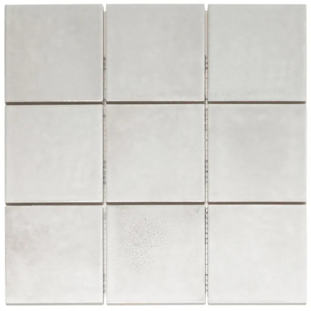 TMF Kasba Square Glazed Porcelain - White Gloss
