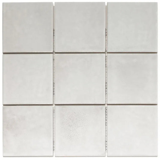 TMF Kasba Square Glazed Porcelain - White Gloss