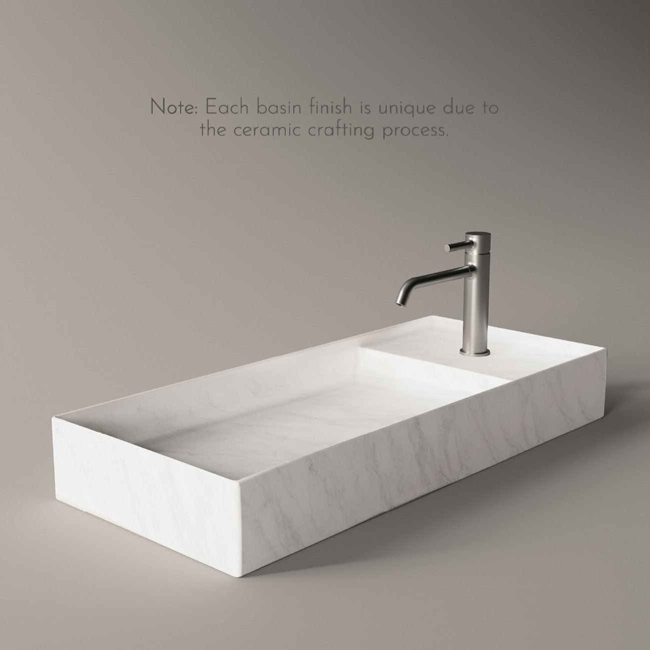 ALICE HIDE Basin 33" x 15"