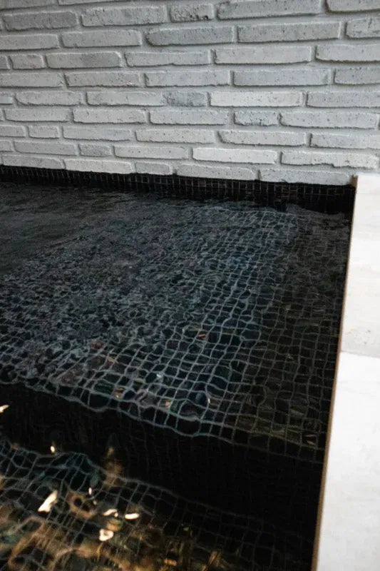 TMF Amsterdam Quartz Glass Gold Vein - Dark Blue