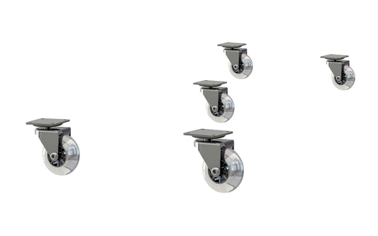 BH Caster Set of 5 for Chest of Drawers
