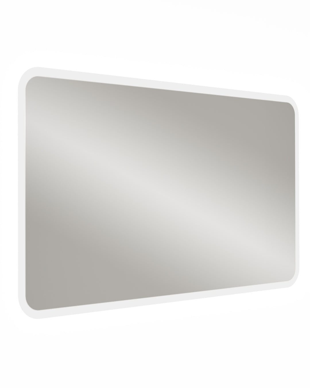 BH Mirror Rectangle Wooden back, Sandblasted LED - Anti Steam