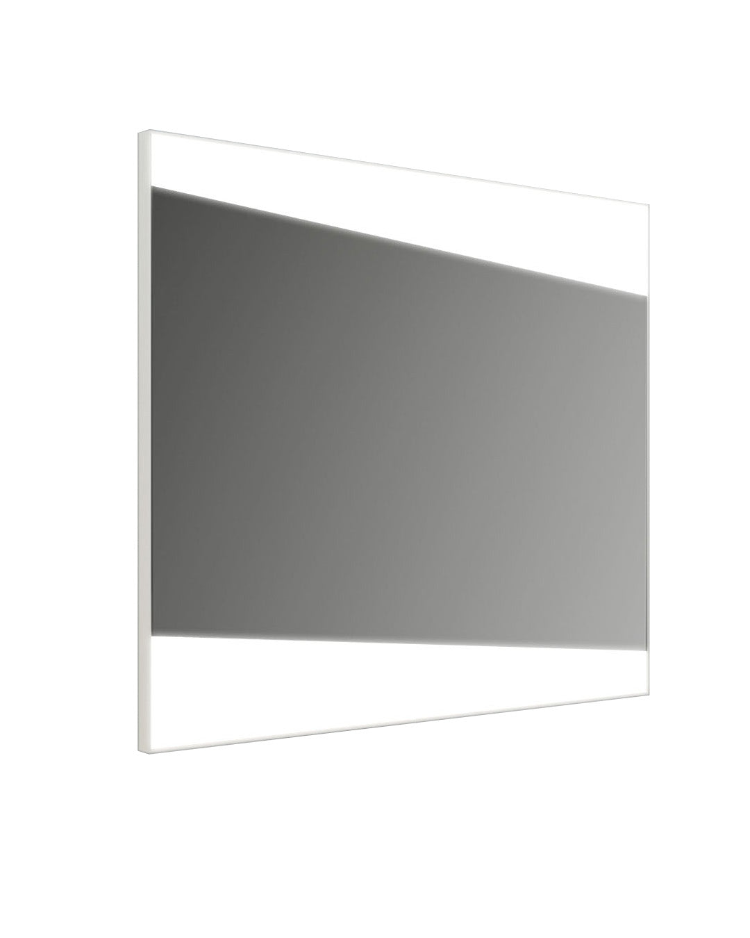 BH Mirror Wooden Back Sandblasted LED with Metal Frame