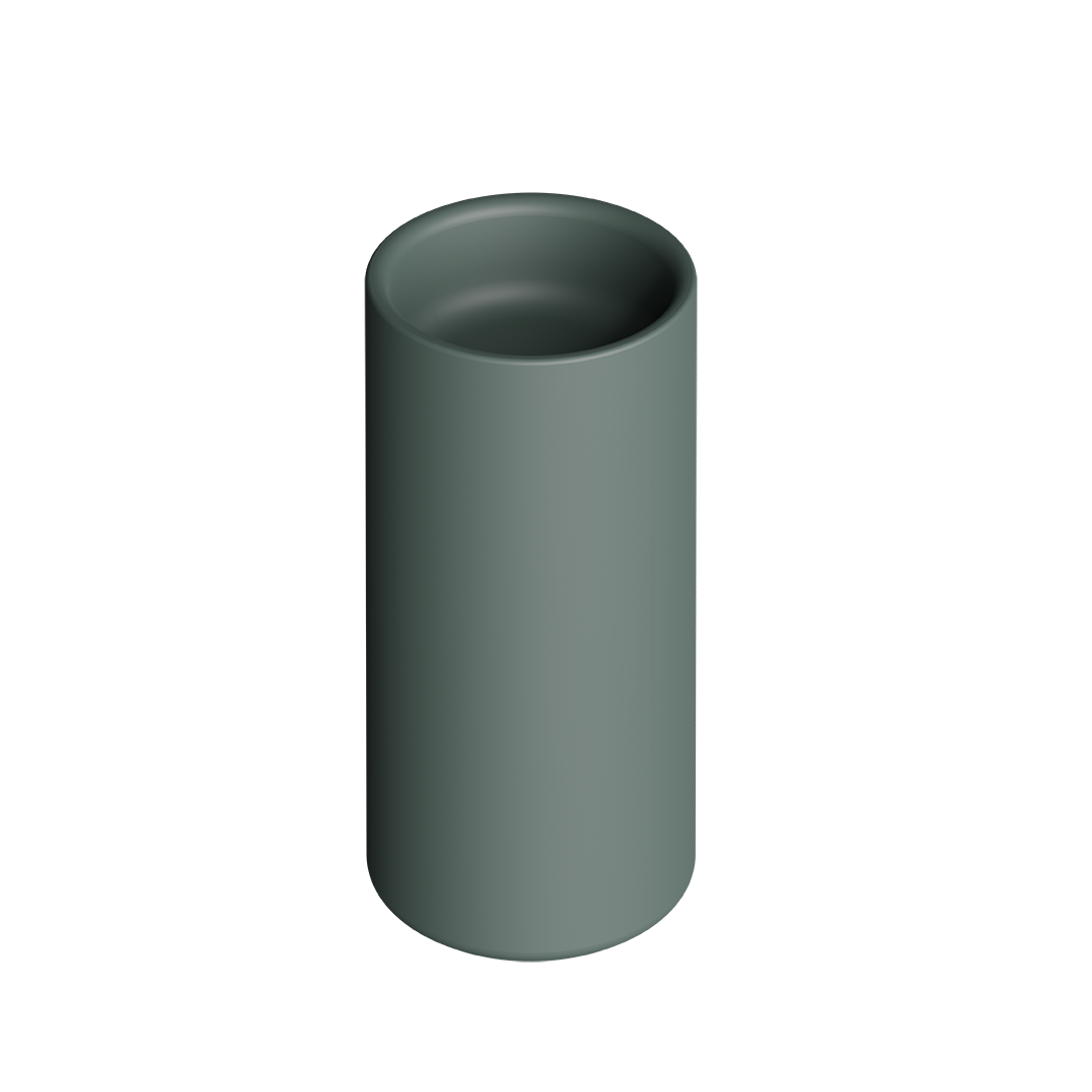 ALICE IDILLA Basin Freestanding 18" Round (Open - wall drain)