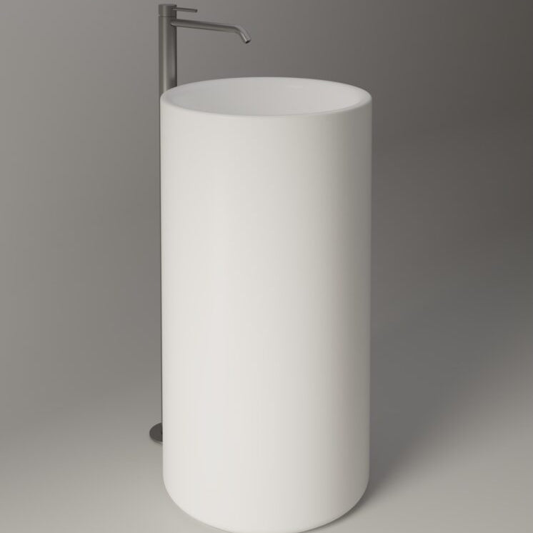 ALICE IDILLA Basin Freestanding 18" Round (Open - wall drain)