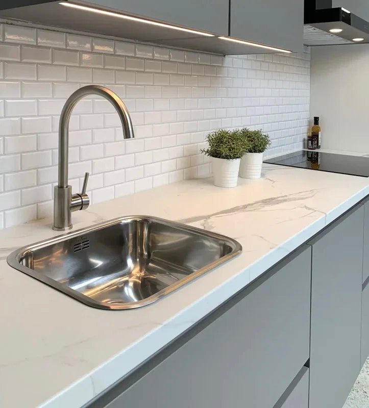 TMF Paris Metro 45x95 - White Gloss