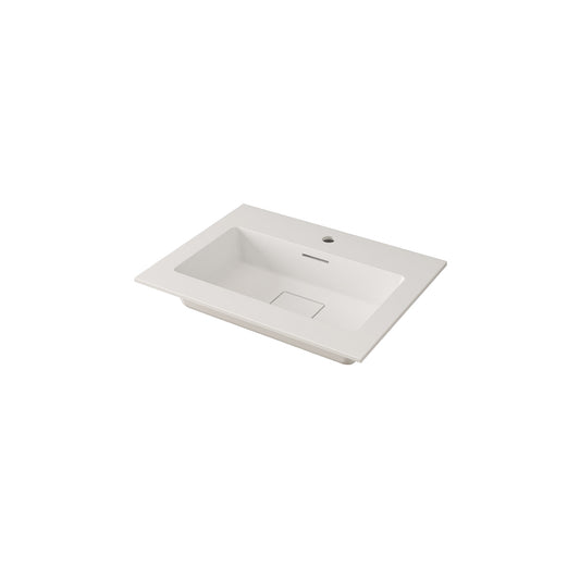 BH Portofino Countertop 1 TH Resin White Matte