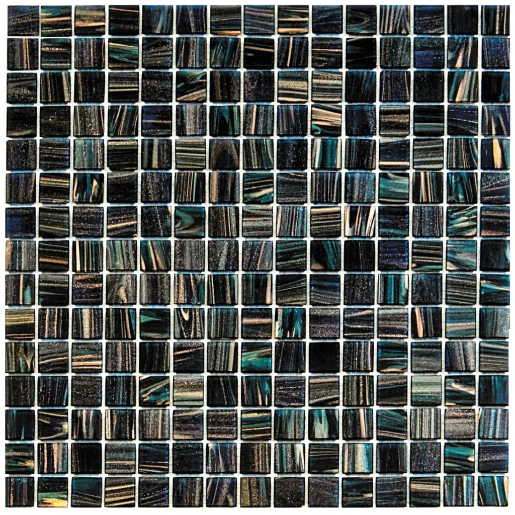 TMF Amsterdam Quartz Glass Gold Vein - Dark Blue