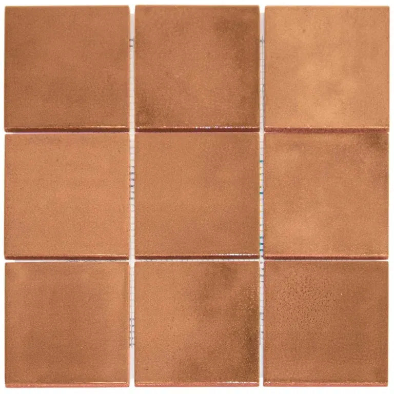 TMF Kasba Square Glazed Porcelain - Terra Gloss