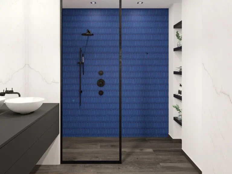 TMF Paris Picket 48x195 - Blue Gloss