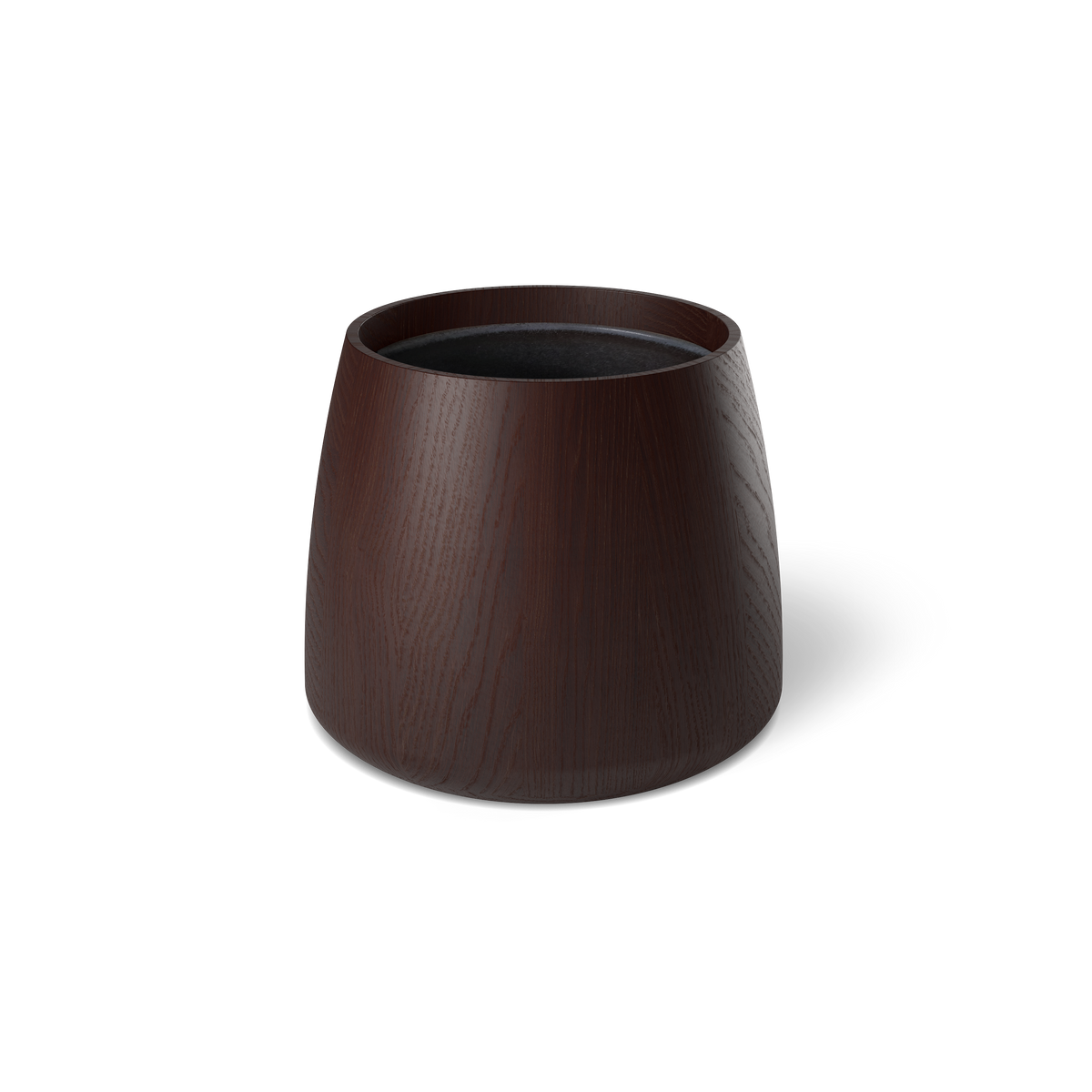 ONYO VASE with ceramic insert – Dark Ash