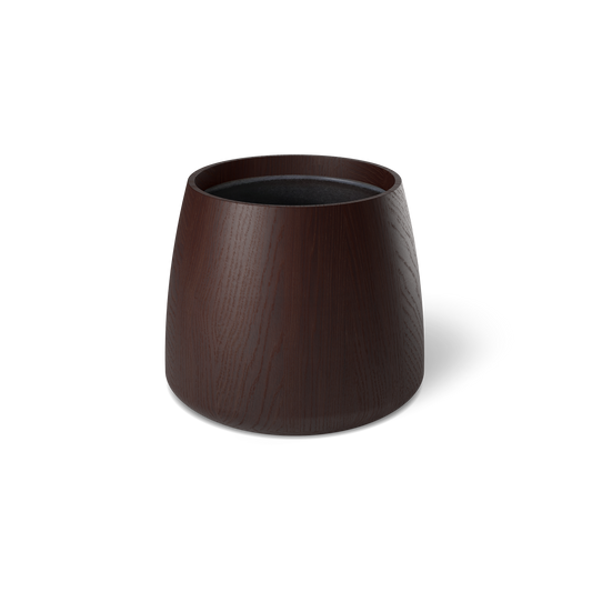 ONYO VASE with ceramic insert – Dark Ash