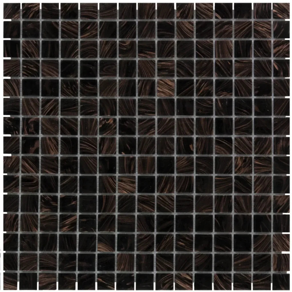 TMF Amsterdam Quartz Glass Gold Vein - Black