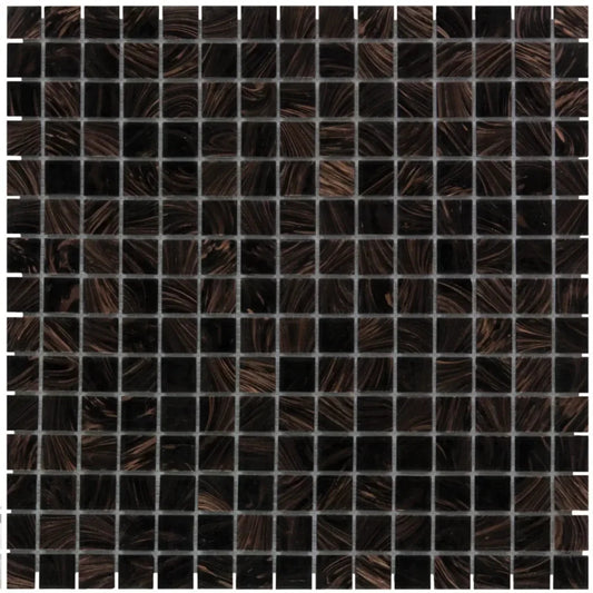 TMF Amsterdam Quartz Glass Gold Vein - Black