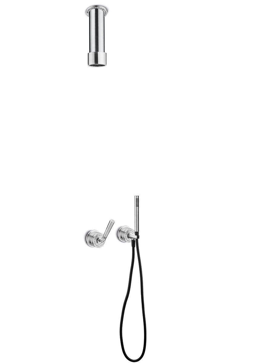 JEE-O Soho Shower Set 04 Ceiling SS with shower, two way mixer and handshower
