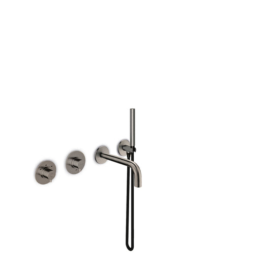 JEE-O Slimline Bath Combination 01 Stainless Steel with thermostat