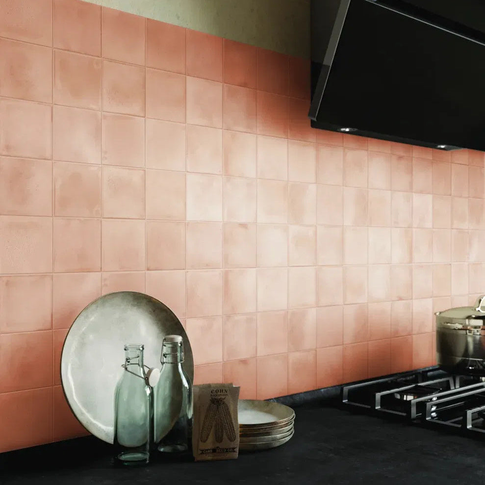 TMF Kasba Square Glazed Porcelain - Terra Gloss
