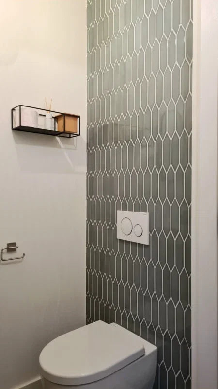 TMF Paris Picket 48x195 - Grey Green Gloss