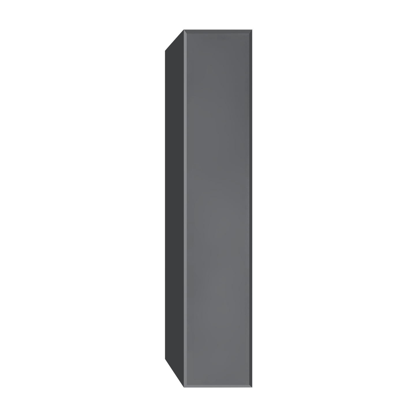 Berloni Suite 1 LH door column 14" with 1 fixed shelf and 4 glass shelves