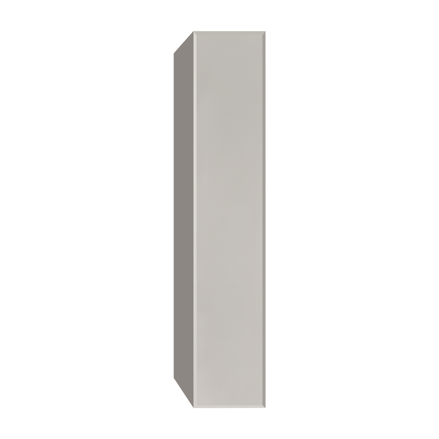 Berloni Suite 1 LH door column 14" with 1 fixed shelf and 4 glass shelves