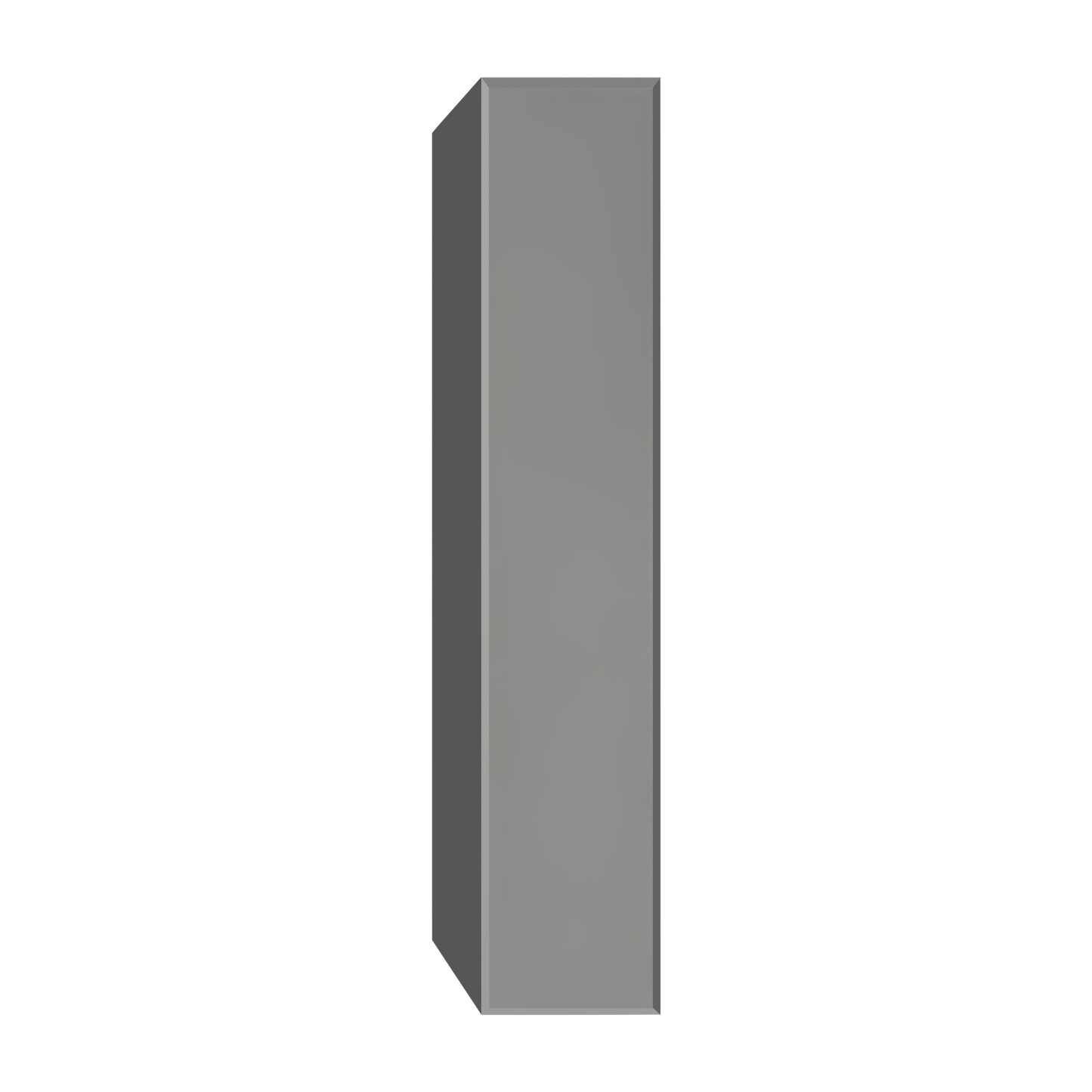 Berloni Suite 1 LH door column 14" with 1 fixed shelf and 4 glass shelves