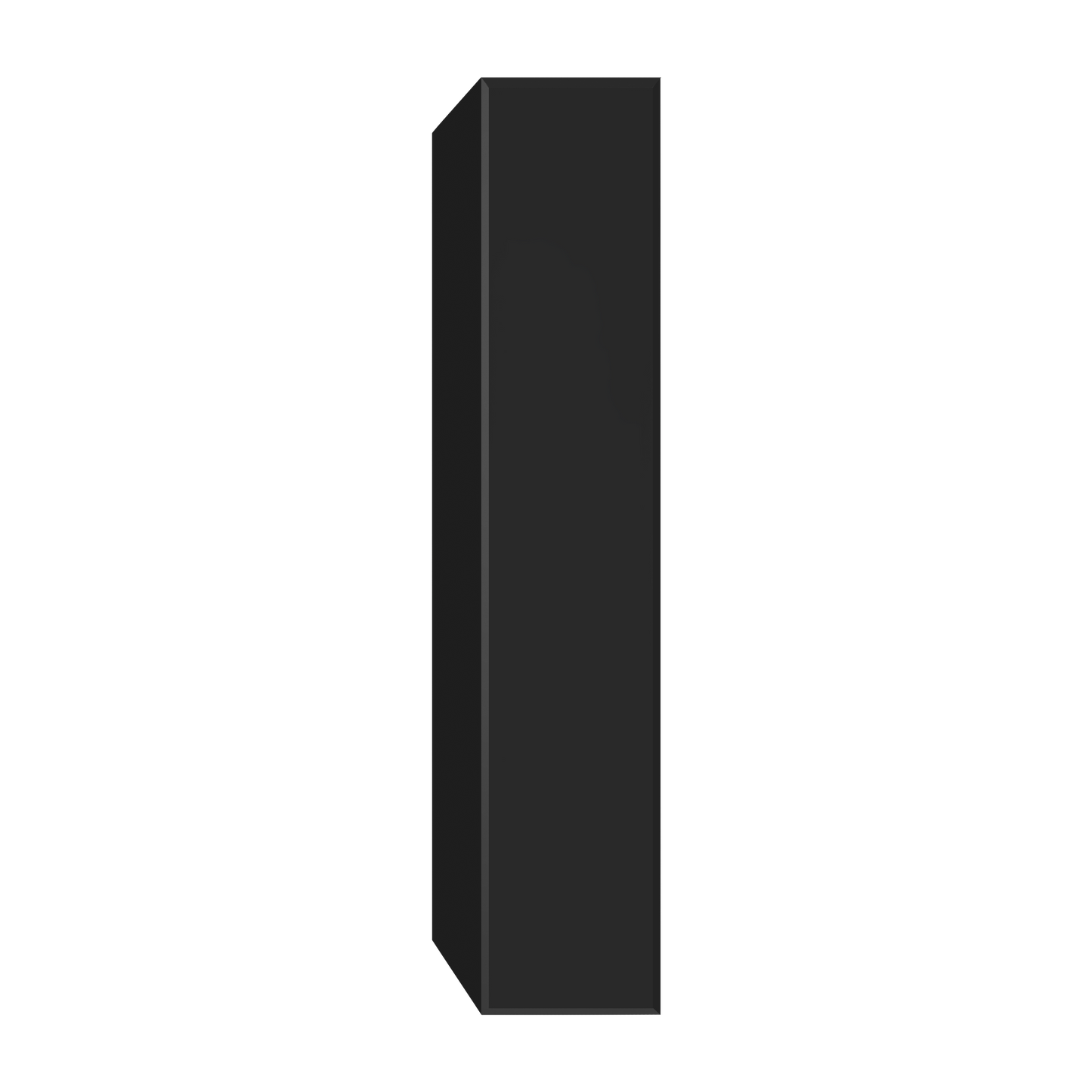 Berloni Suite 1 LH door column 14" with 1 fixed shelf and 4 glass shelves