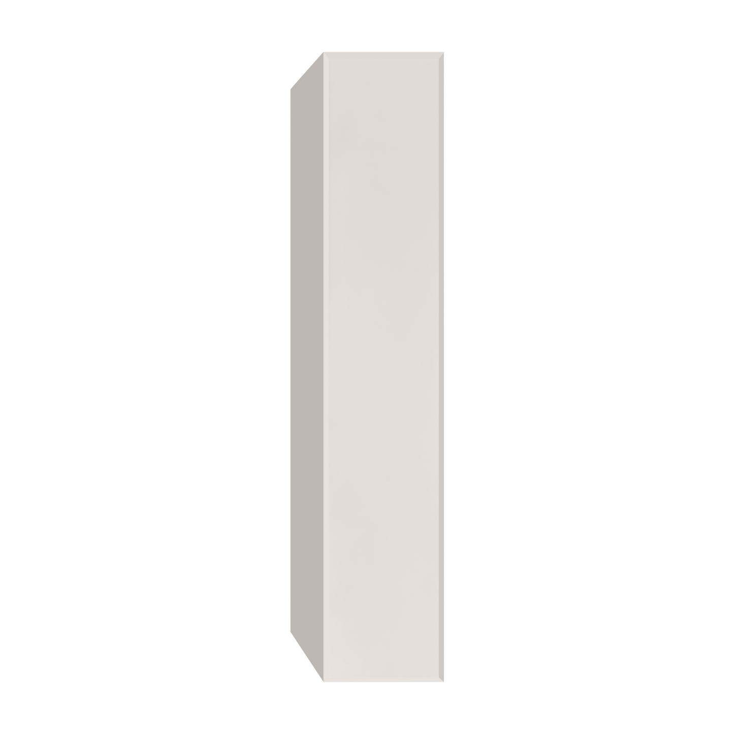 Berloni Suite 1 LH door column 14" with 1 fixed shelf and 4 glass shelves