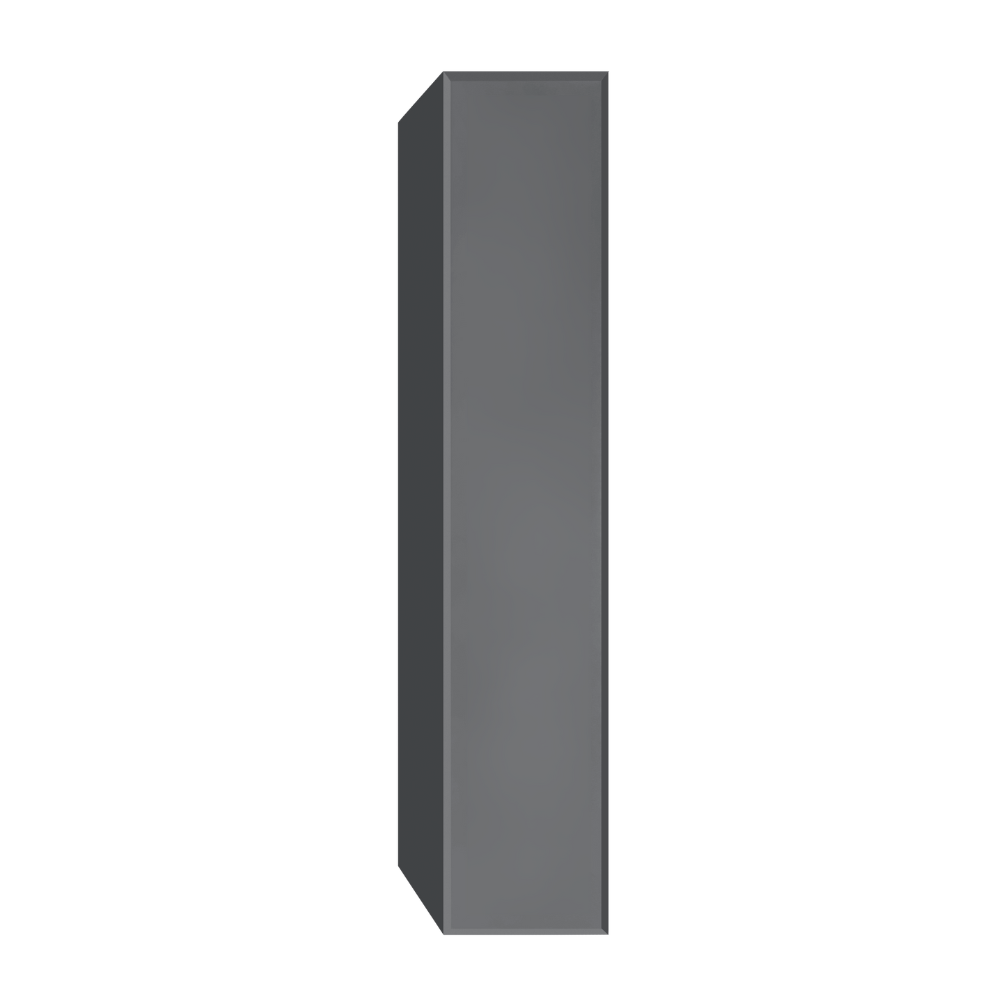 Berloni Suite 1 LH door column 14" with 1 fixed shelf and 4 glass shelves