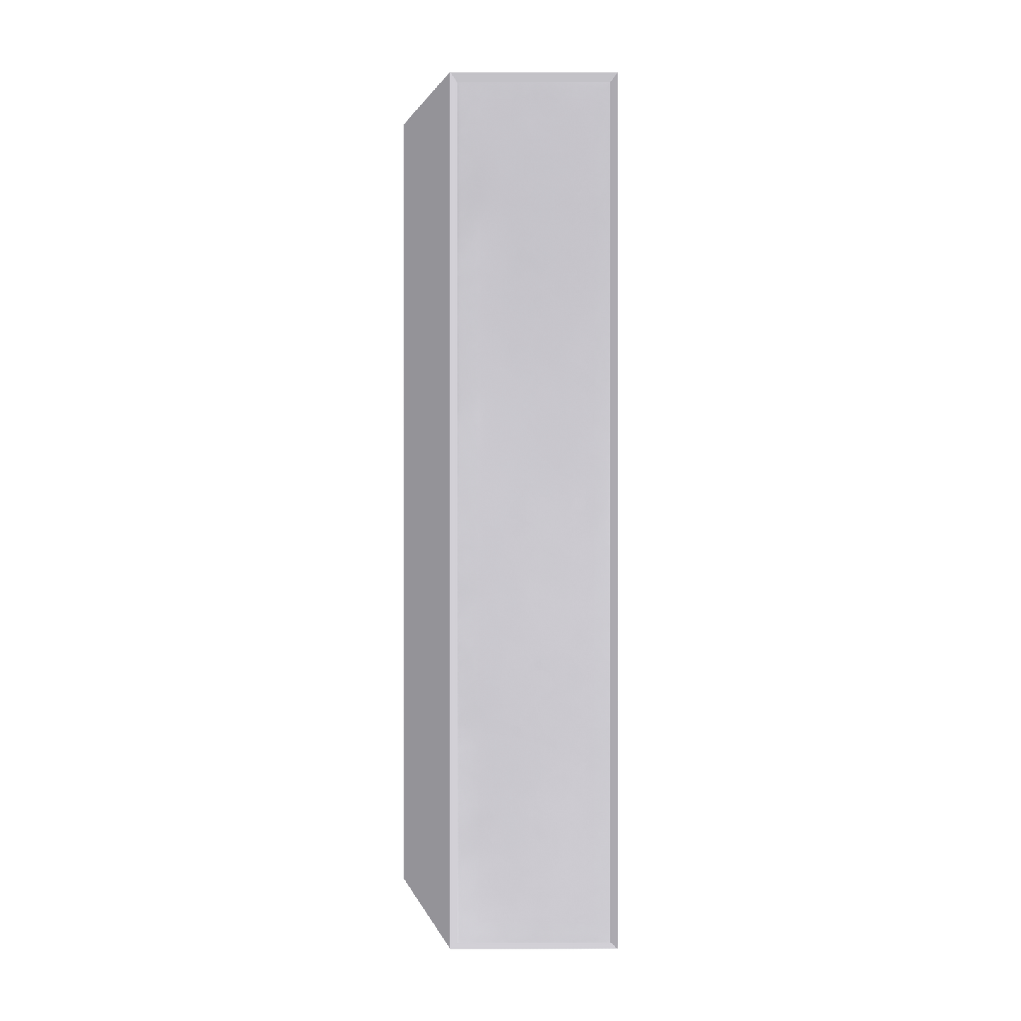 Berloni Suite 1 LH door column 14" with 1 fixed shelf and 4 glass shelves