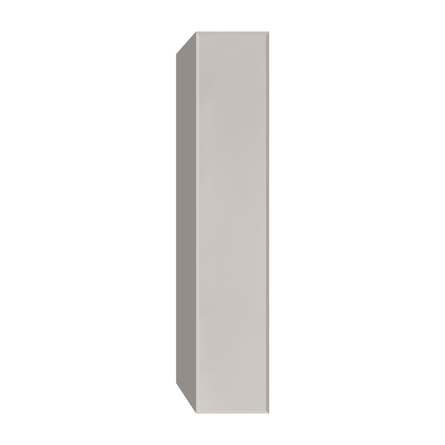 Berloni Suite 1 LH door column 14" with 1 fixed shelf and 4 glass shelves