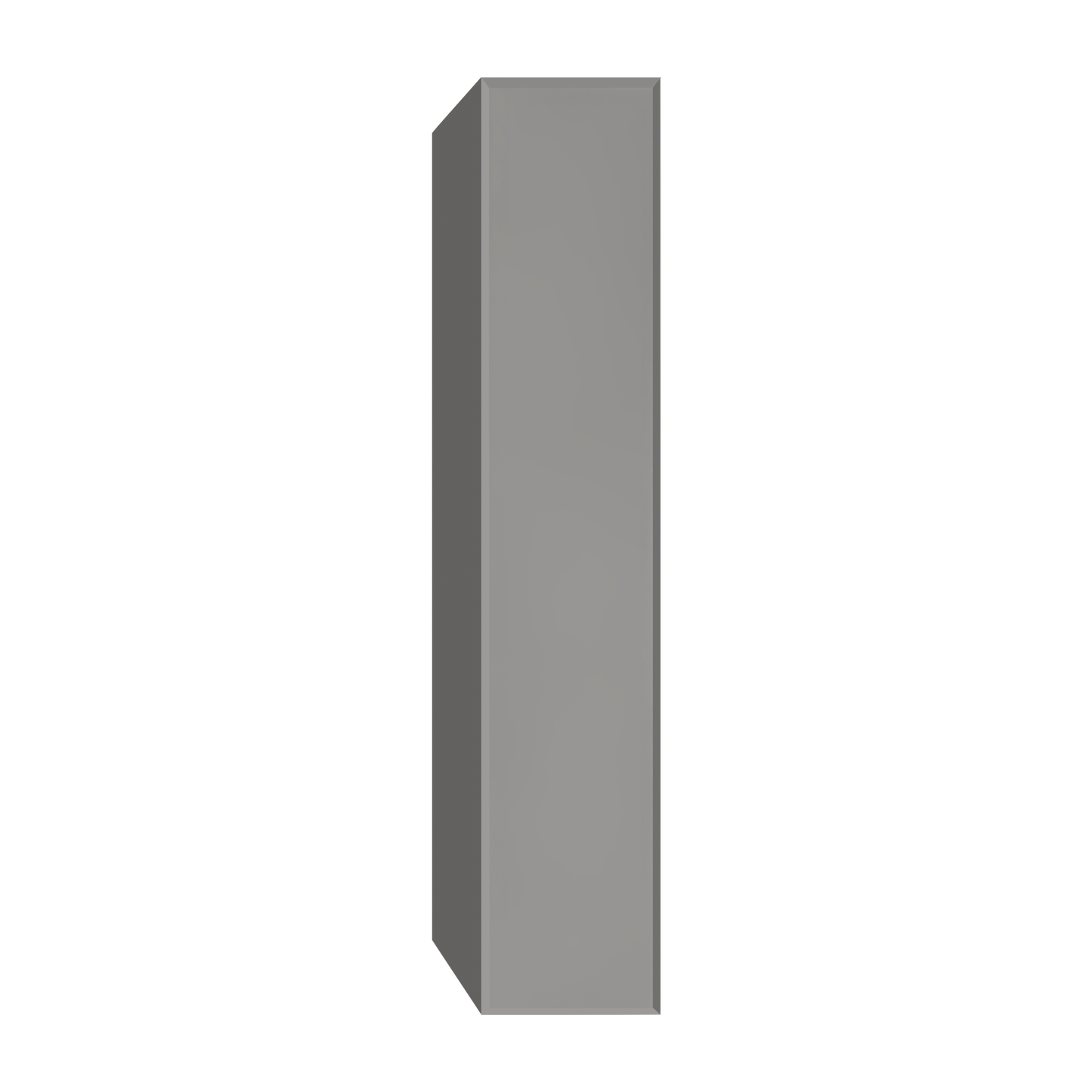 Berloni Suite 1 LH door column 14" with 1 fixed shelf and 4 glass shelves