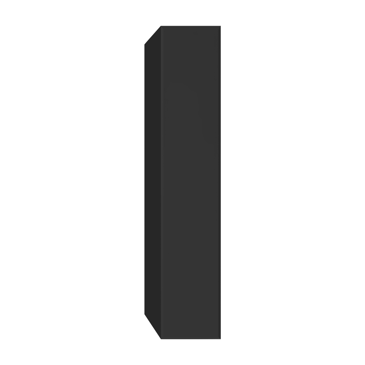 Berloni Suite 1 LH door column 14" with 1 fixed shelf and 4 glass shelves