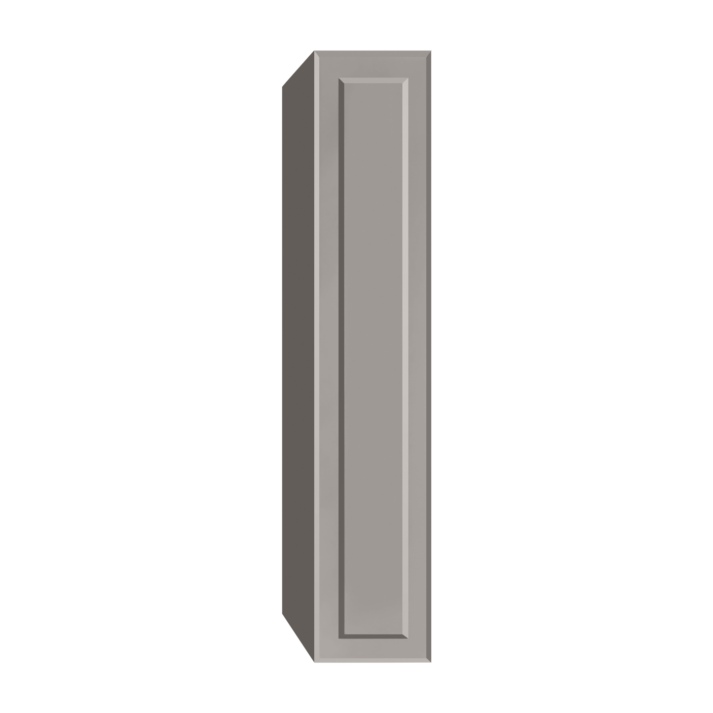 Berloni Vintage 1 door column 14" with 1 fixed shelf and 4 glass shelves