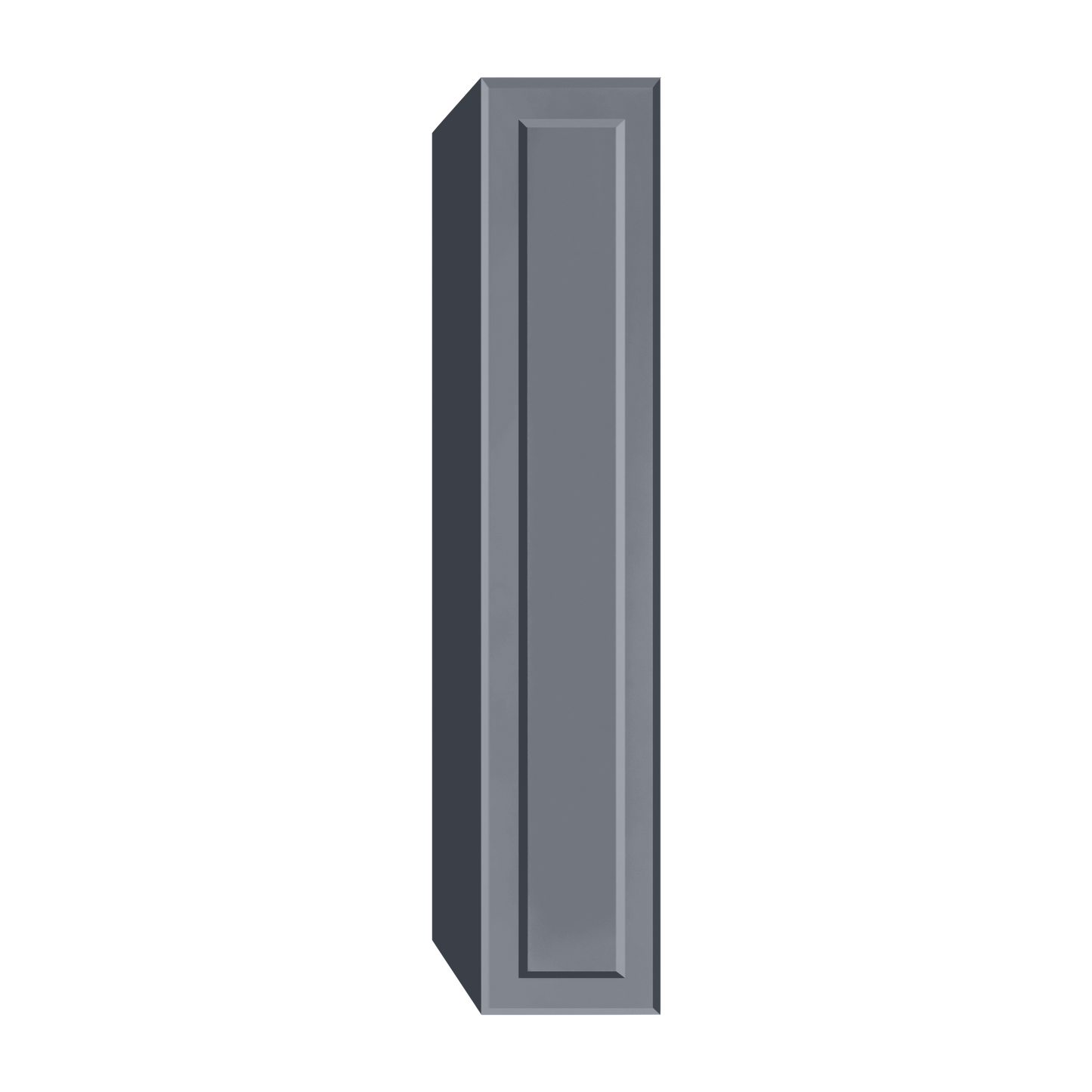 Berloni Vintage 1 door column 14" with 1 fixed shelf and 4 glass shelves