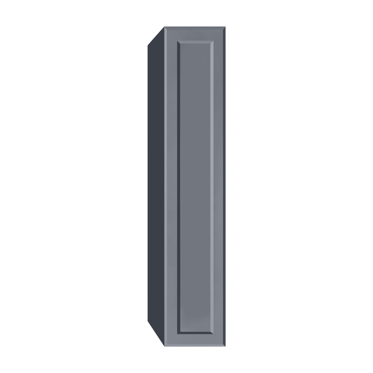 Berloni Vintage 1 door column 14" with 1 fixed shelf and 4 glass shelves
