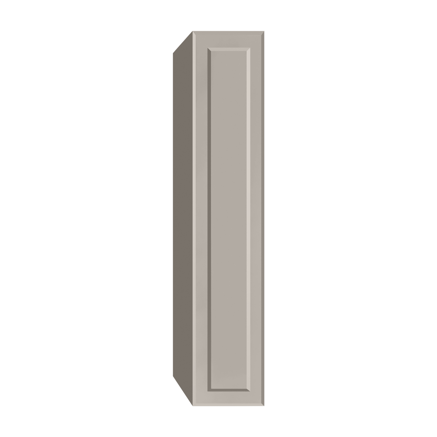 Berloni Vintage 1 door column 14" with 1 fixed shelf and 4 glass shelves