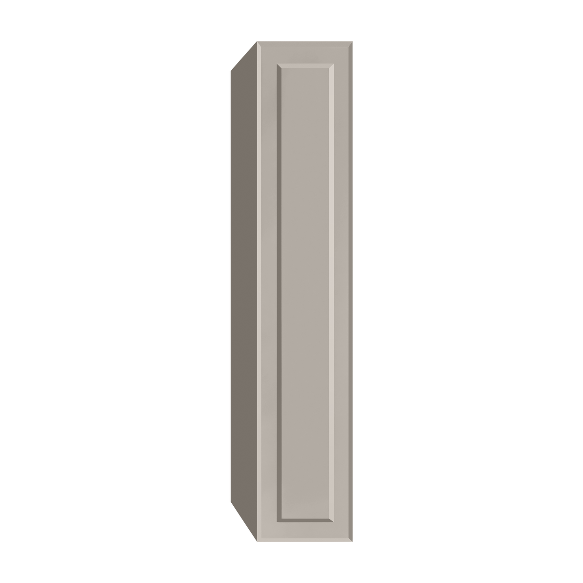 Berloni Vintage 1 door column 14" with 1 fixed shelf and 4 glass shelves