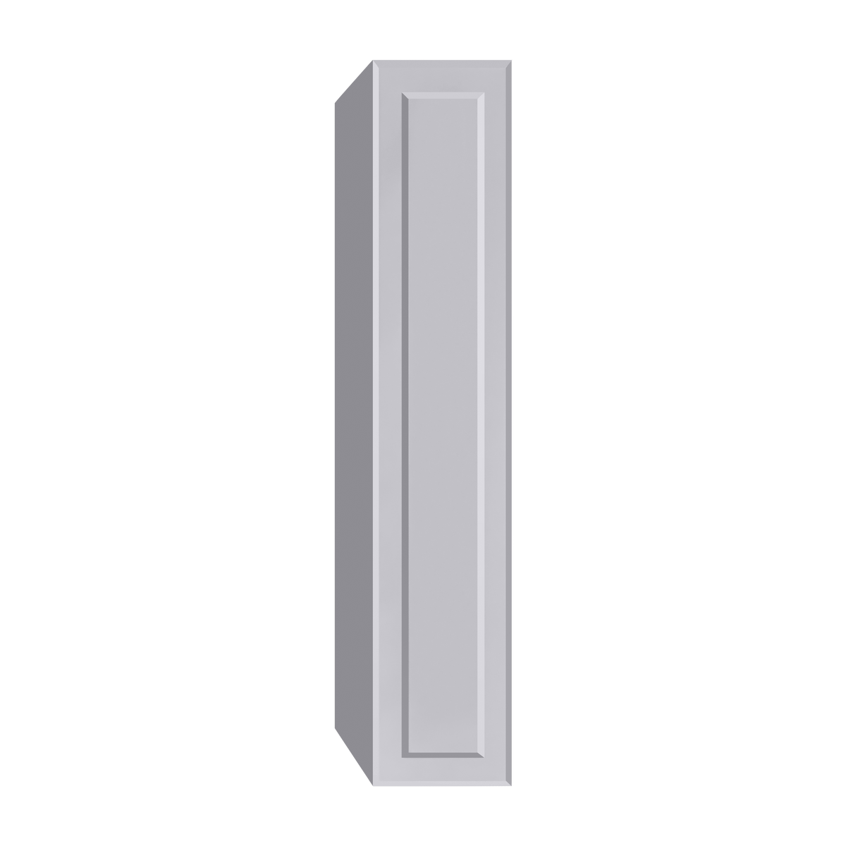 Berloni Vintage 1 door column 14" with 1 fixed shelf and 4 glass shelves